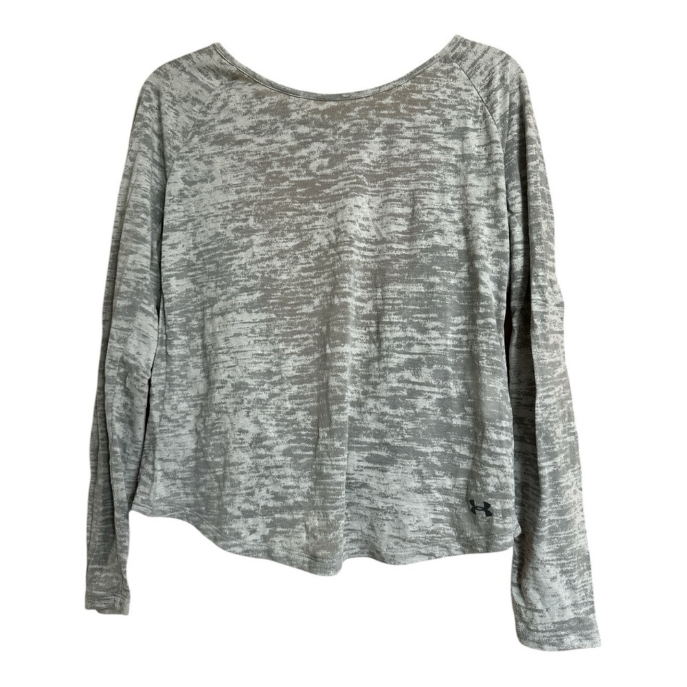 Under Armour Women's Gray Open Twist Back Top, Medium